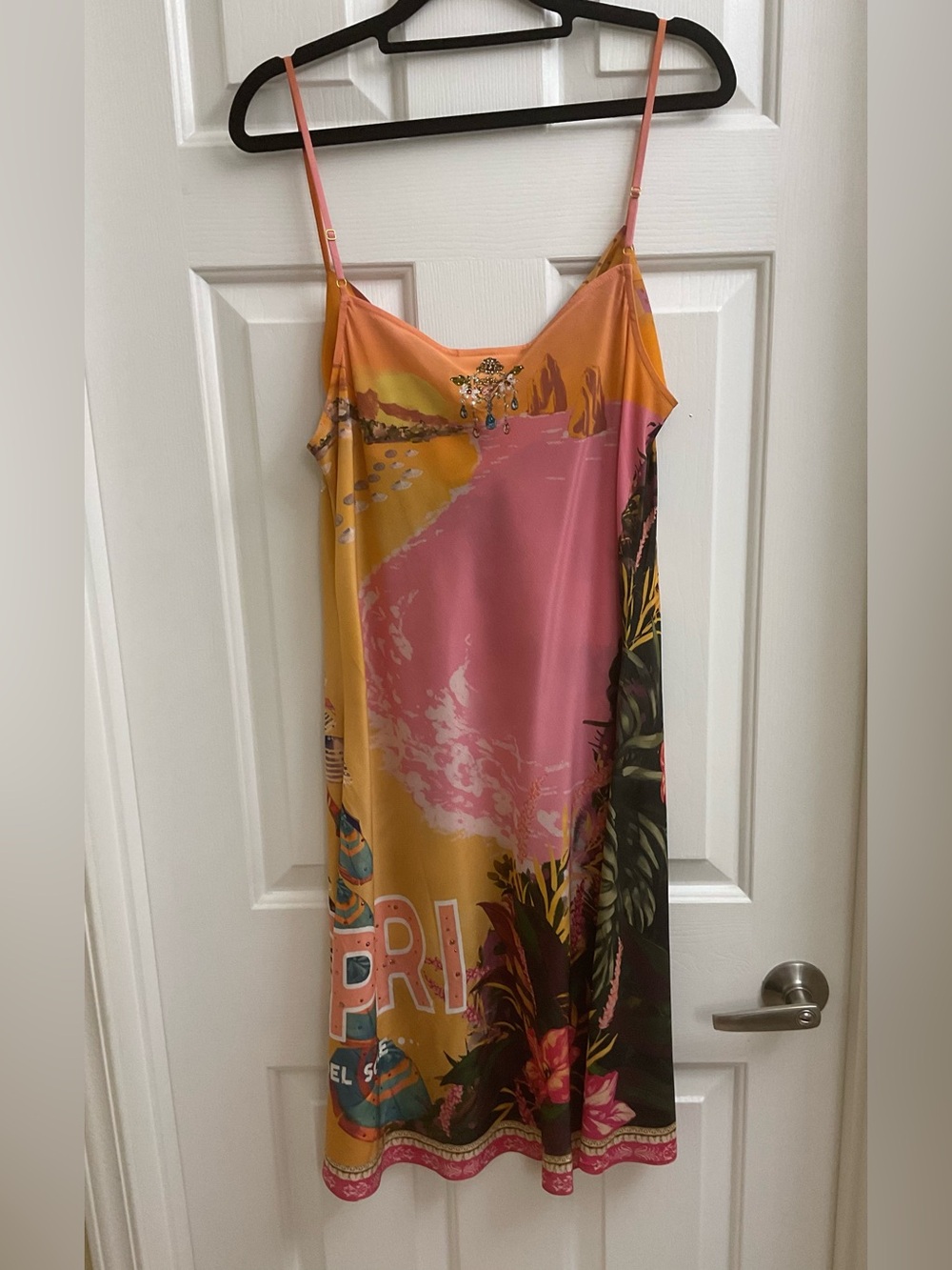 CAMILLA Silk Slip Dress Size XL - Picture 2 of 8